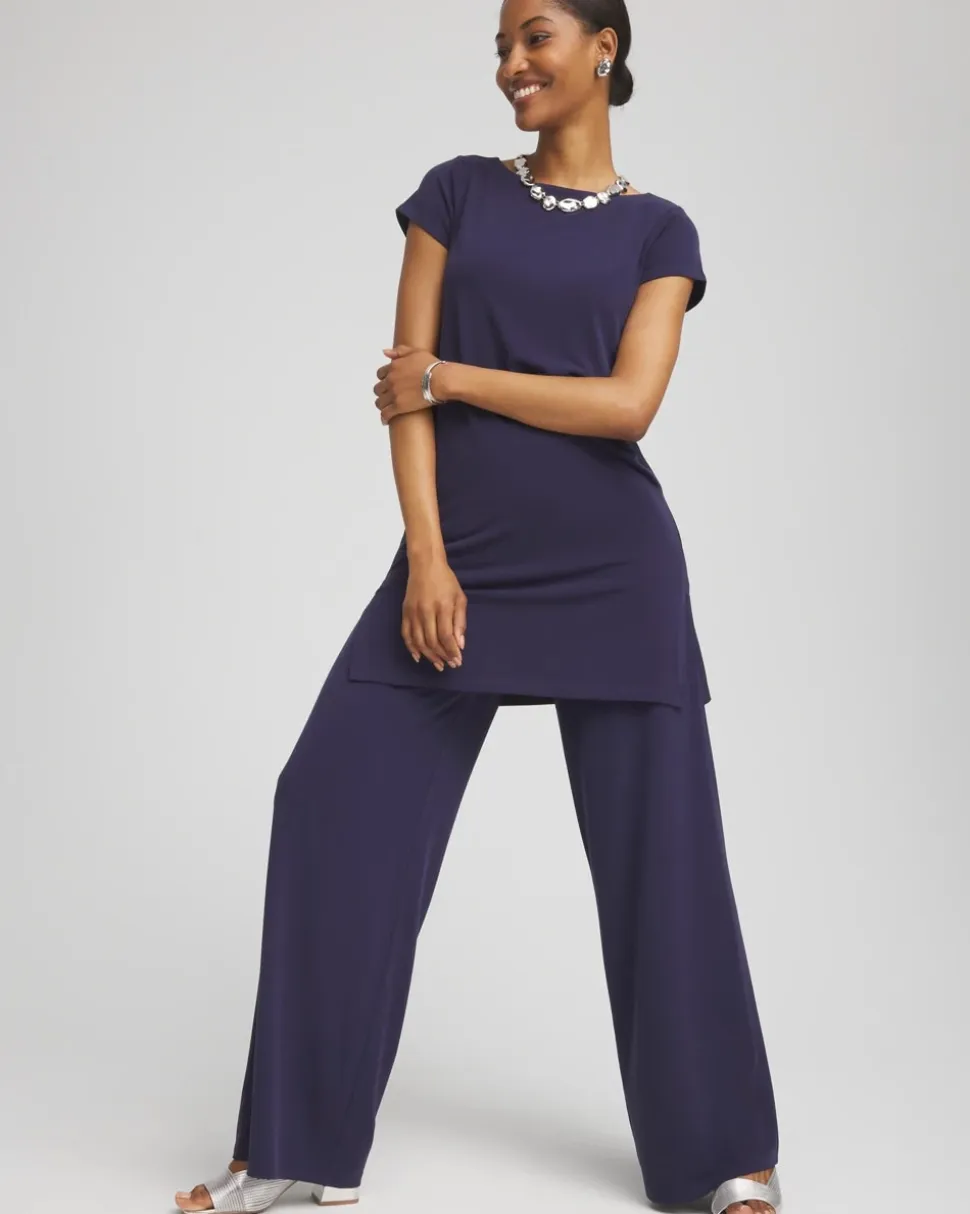 Travelers™ Knit Wide-Leg Pants