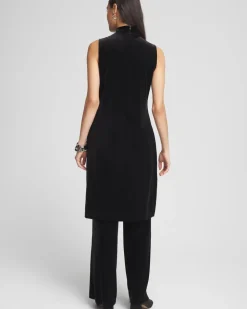 Travelers™ Maxi Mock-Neck Velvet Tunic