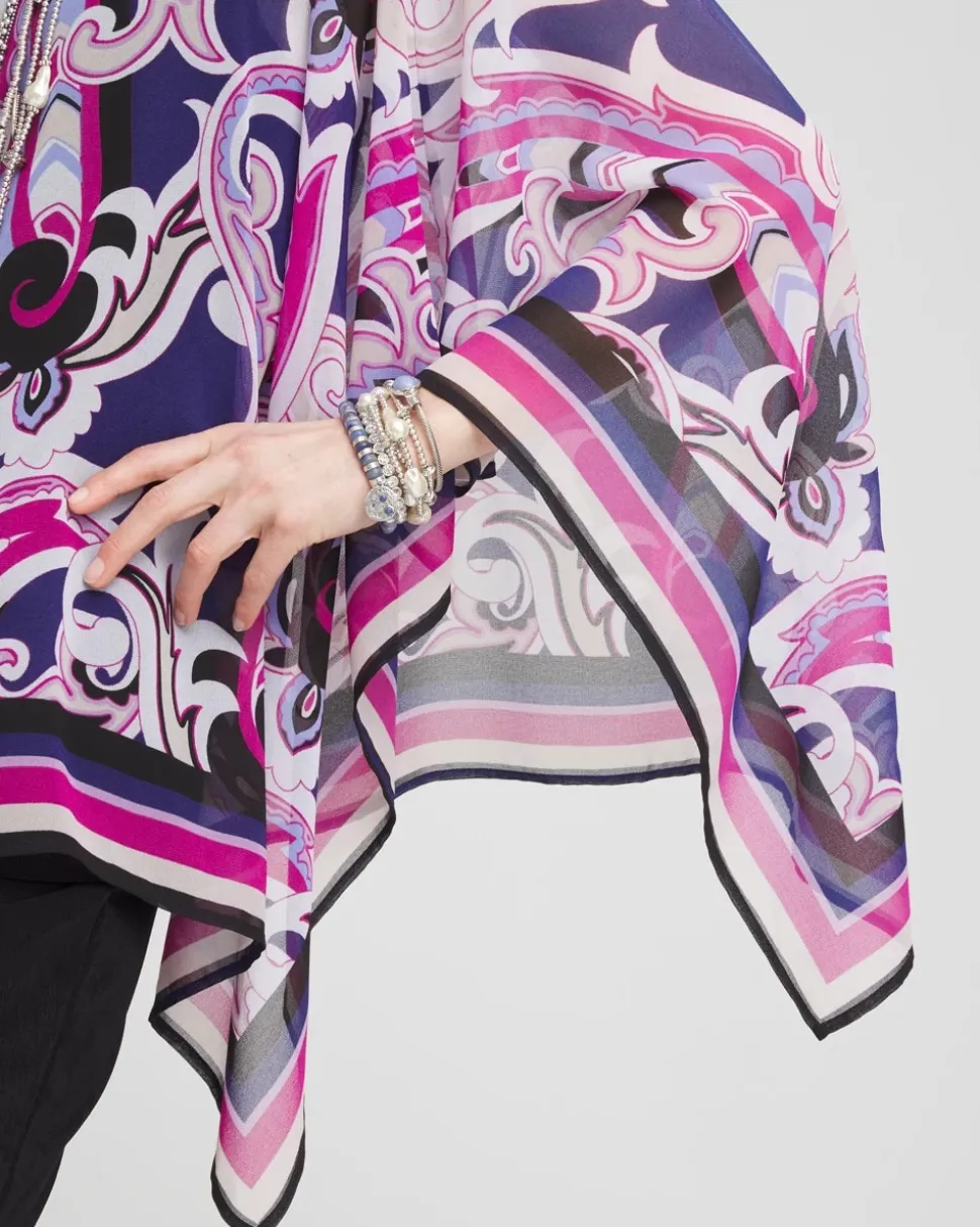 Travelers™ Paisley Chiffon Layered Top