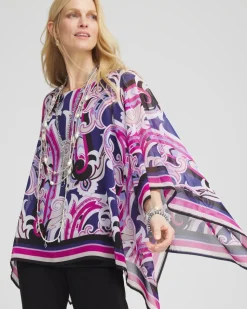 Travelers™ Paisley Chiffon Layered Top