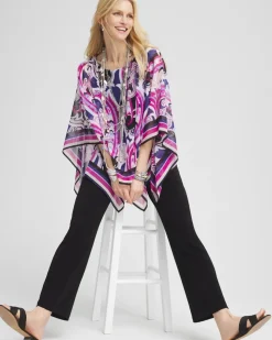 Travelers™ Paisley Chiffon Layered Top