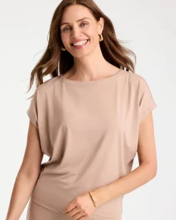 Travelers™ Palm Embossed Knit Top