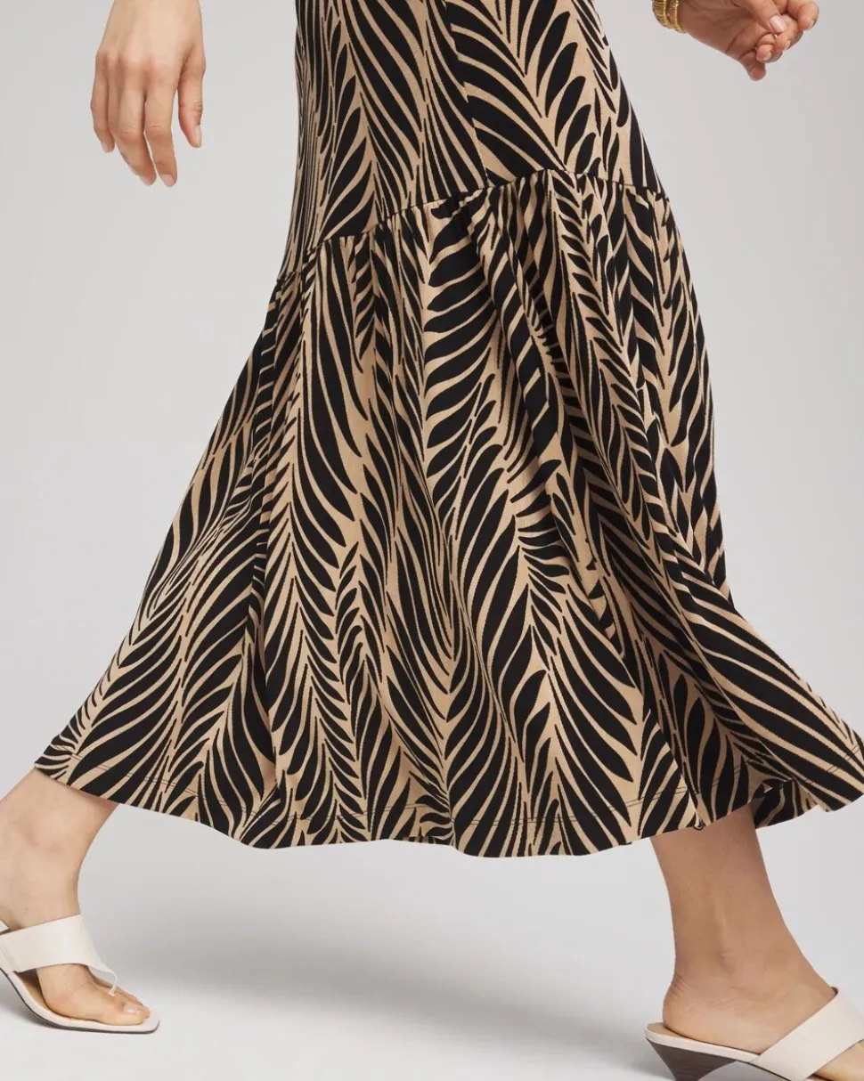 Travelers™ Palm-Frond-Motif Dress