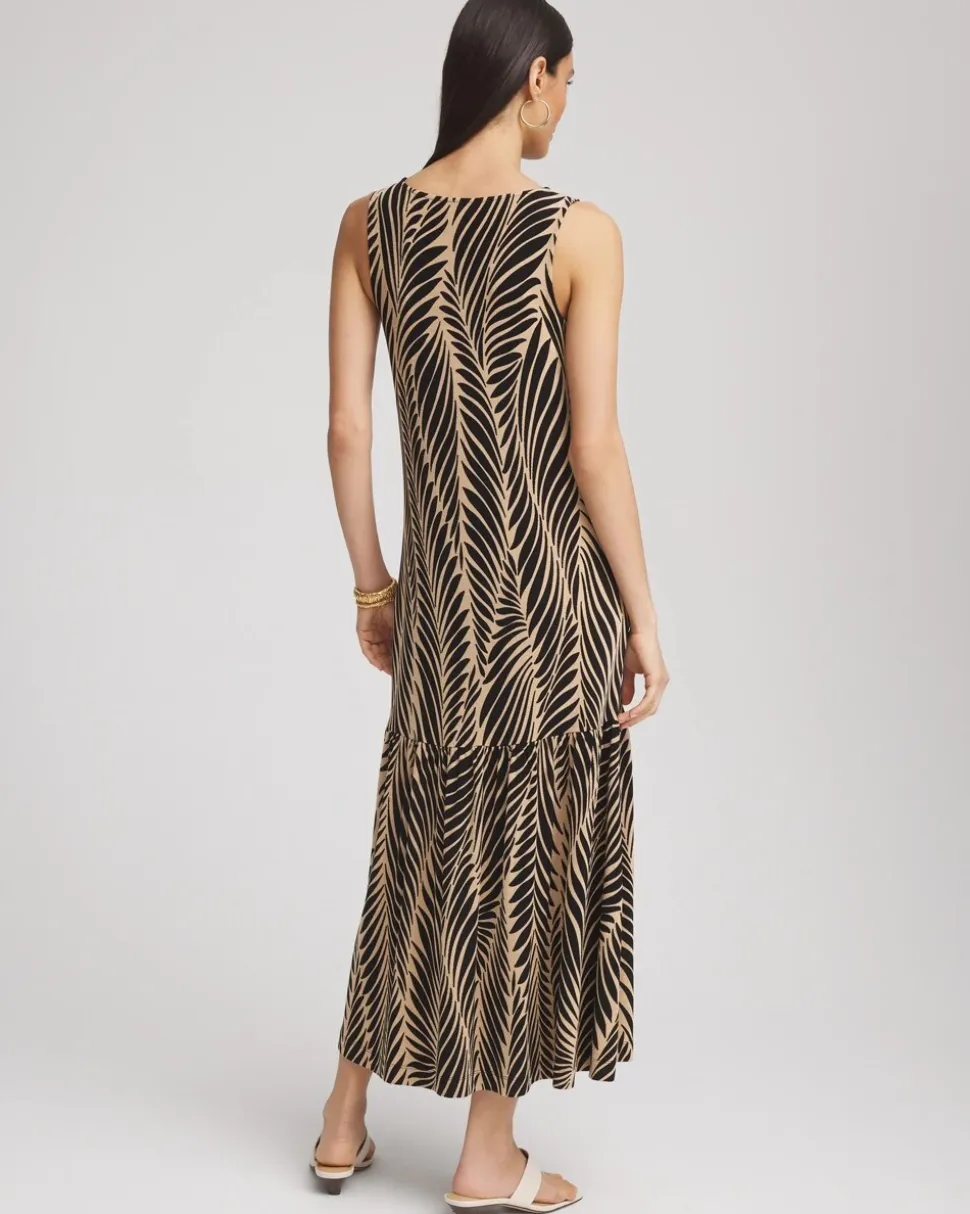 Travelers™ Palm-Frond-Motif Dress