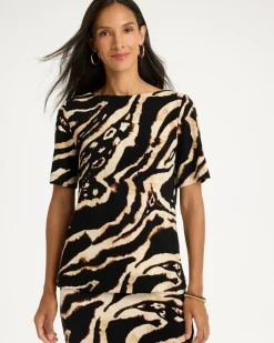 Travelers™ Safari Straight Neck Top