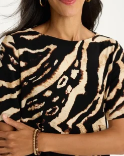 Travelers™ Safari Straight Neck Top
