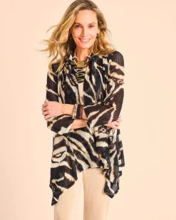 Travelers™ Safari Wheat Mesh Cardigan
