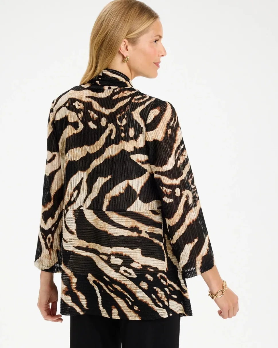Travelers™ Safari Wheat Mesh Cardigan