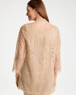 Travelers™ Sheer Embroidered Cardigan