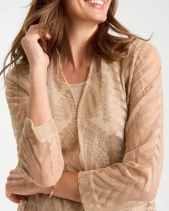 Travelers™ Sheer Embroidered Cardigan