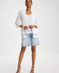 Travelers™ Sheer Stripe Cardigan