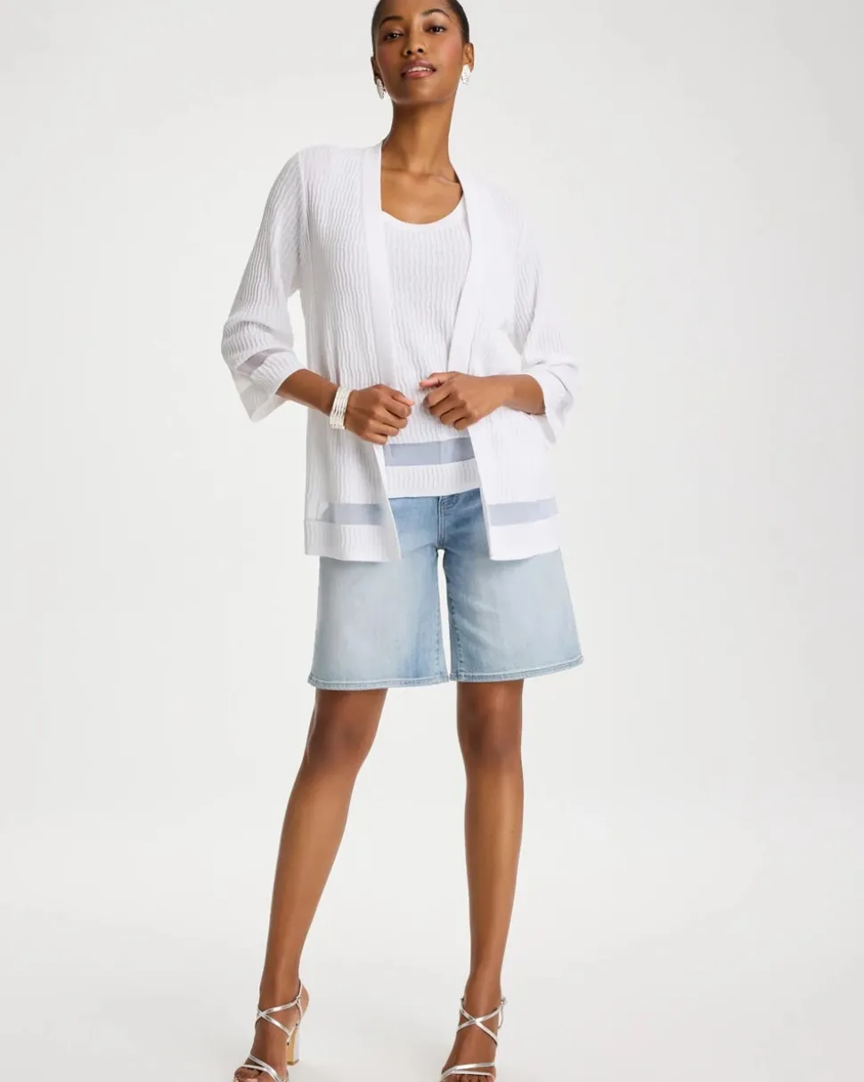 Travelers™ Sheer Stripe Cardigan