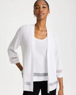 Travelers™ Sheer Stripe Cardigan