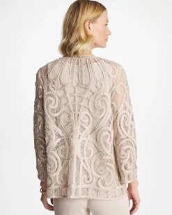 Travelers™ Short Embroidered Lace Jacket