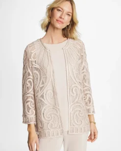 Travelers™ Short Embroidered Lace Jacket
