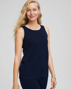 Travelers™ Tipped Sweater Shell Tank