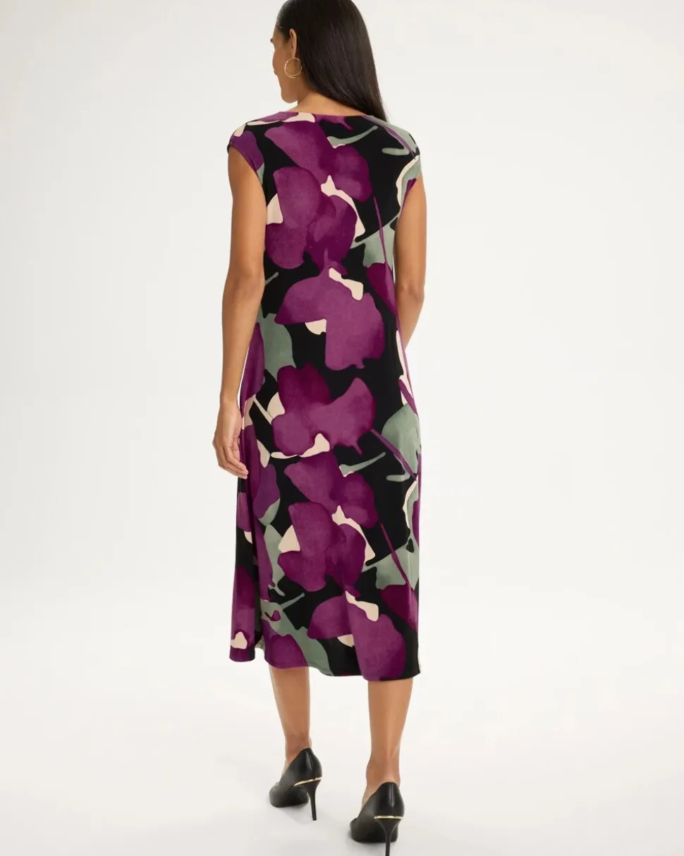 Travelers™ Twist Neck Midi Dress
