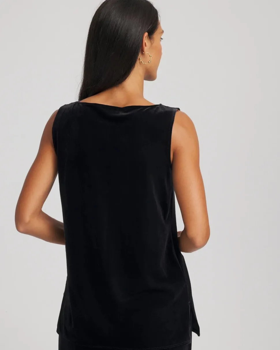Travelers™ Velvet Side-Slit Tank