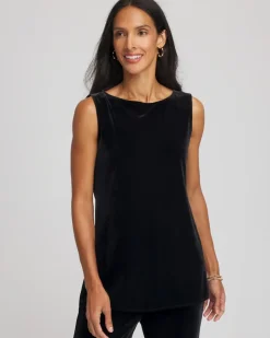 Travelers™ Velvet Side-Slit Tank