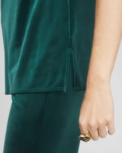 Travelers™ Velvet Side-Slit Tank