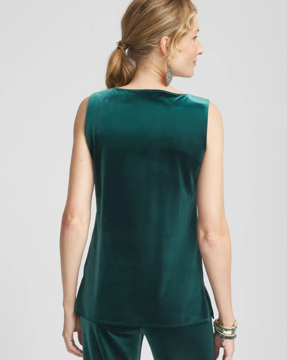 Travelers™ Velvet Side-Slit Tank