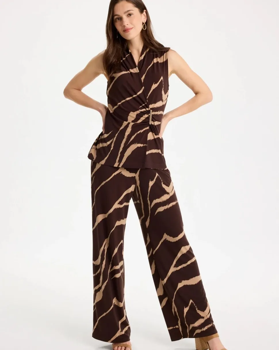 Travelers™ Zebra Knit Wrap Top