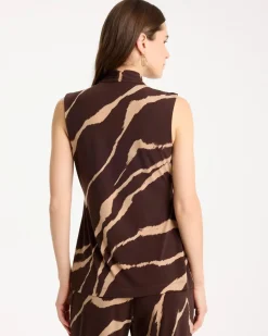 Travelers™ Zebra Knit Wrap Top
