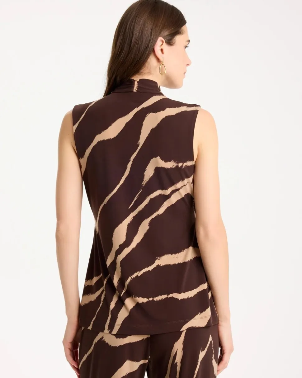 Travelers™ Zebra Knit Wrap Top