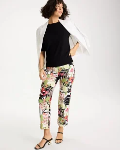 Tropical Nights Brigitte™ Straight Crop Pant