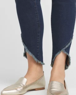 Tulip Hem Pull-On Ankle Jeggings