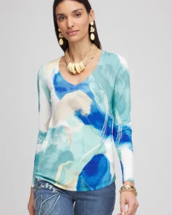 V-Neck Pullover Sweater