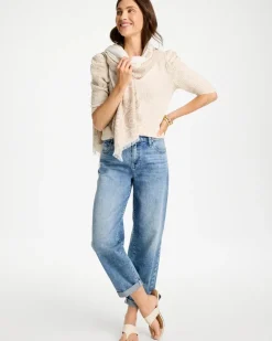 Wear Now Sleeve Detail Pullover Sweater