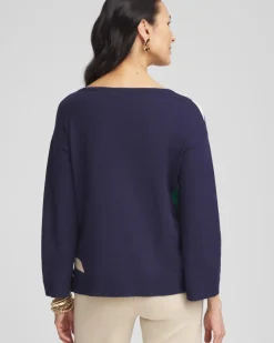 Wildflower Intarsia Pullover