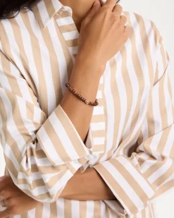 Wooden Charm Stretch Bracelet