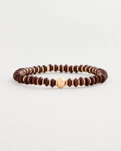 Wooden Charm Stretch Bracelet