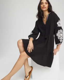 Woven Embroidered Swim Cover-Up