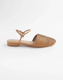 Woven Slingback Sandals