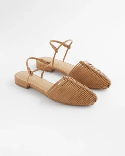 Woven Slingback Sandals