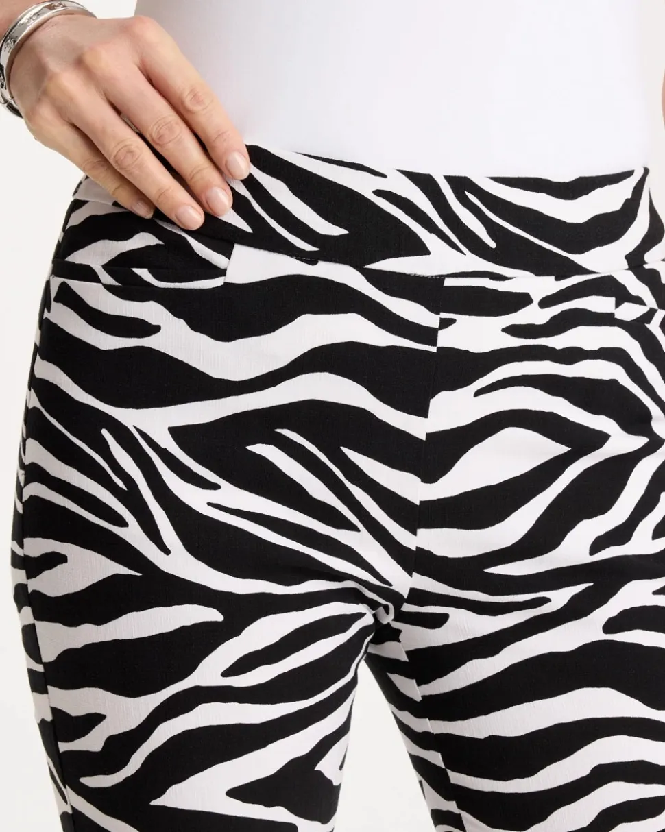 Zebra Brigitte™ Slim Pull-On Crop Pant