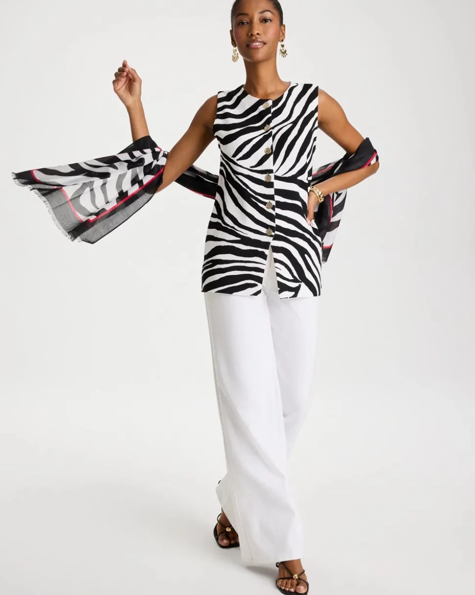 Zebra Refined Crewneck Sweater Vest