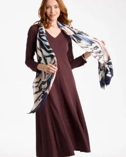 Zebra Zing Oblong Scarf