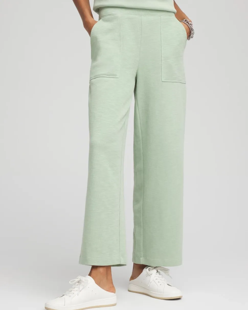 Zenergy® Beach Slub Cropped Pants
