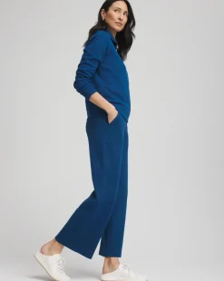 Zenergy® Beach Slub Cropped Pants