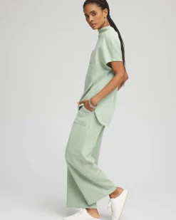 Zenergy® Beach Slub Cropped Pants