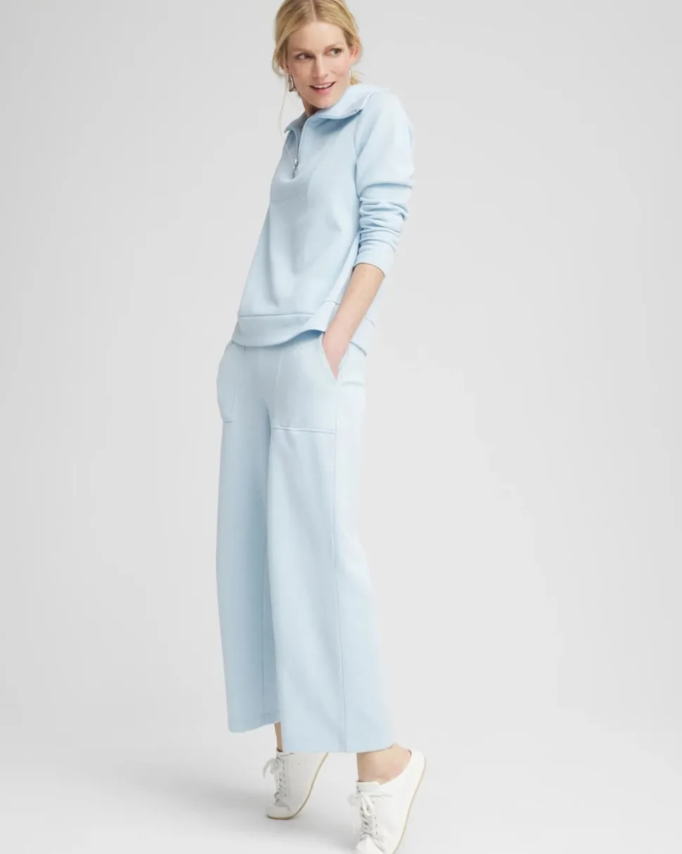 Zenergy® Beach Slub Cropped Pants