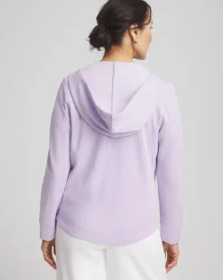 Zenergy® Beach Slub Zip-Front Hoodie