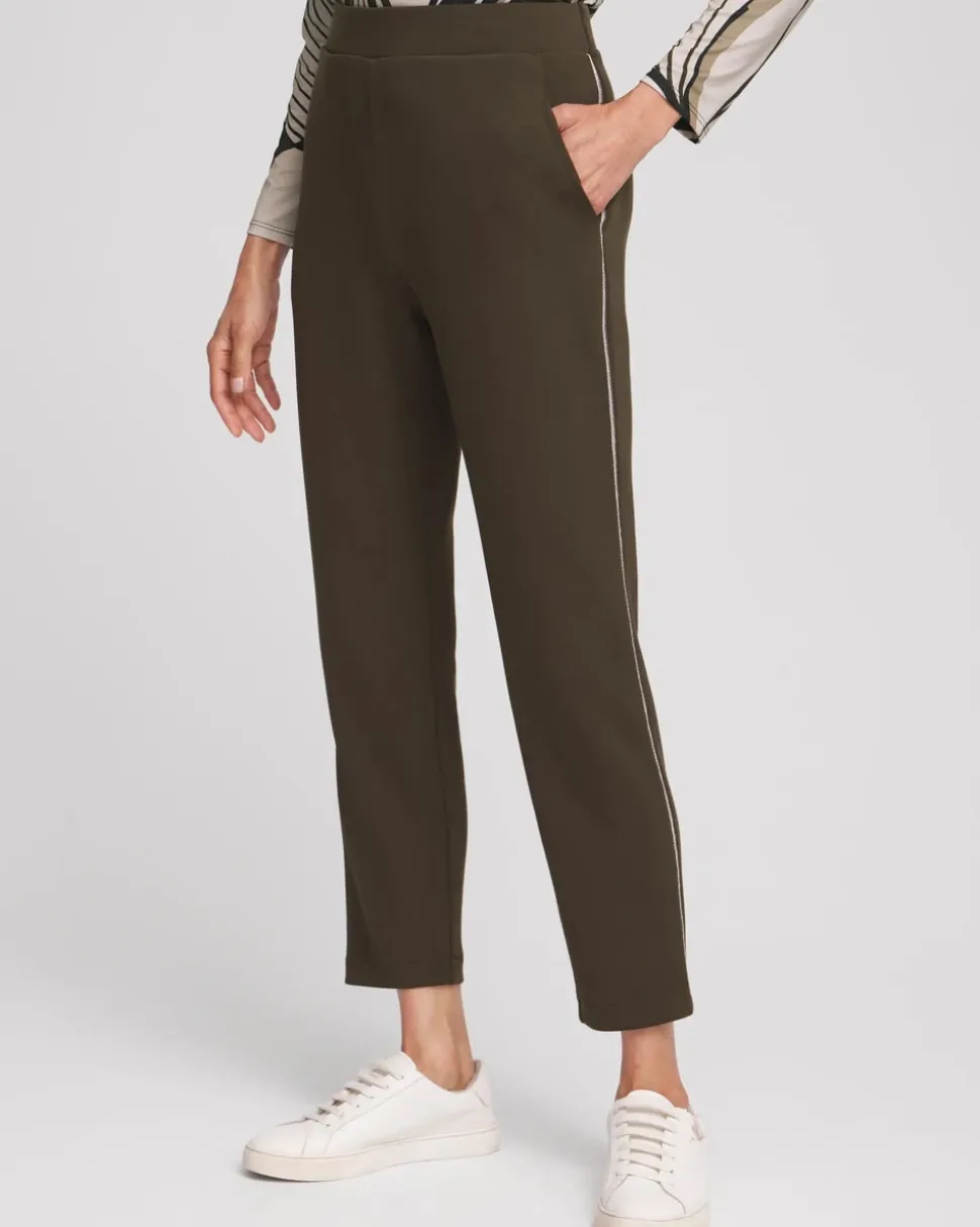 Zenergy® Caviar Bead Scuba Ankle Pants