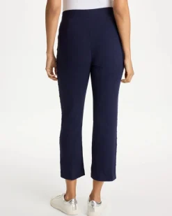 Zenergy® Cotton Terry Striped Crop Pants