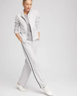 Zenergy® Double-Knit Lattice Trim Pants