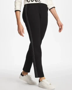 Zenergy® Double-Knit Pick Stitch Ankle Pants
